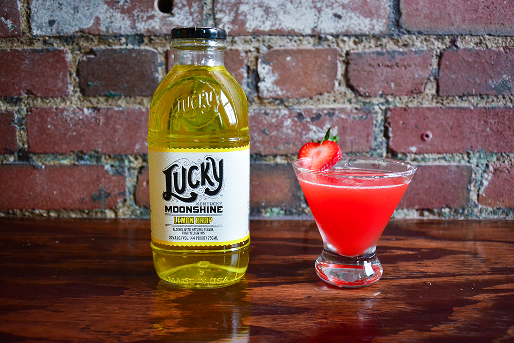 Lucky Kentucky Moonshine - Lemon Berry Martini