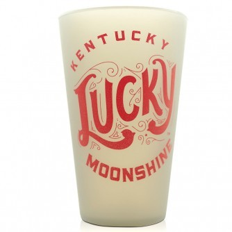 Lucky Kentucky Moonshine Squeezable Pint - Red