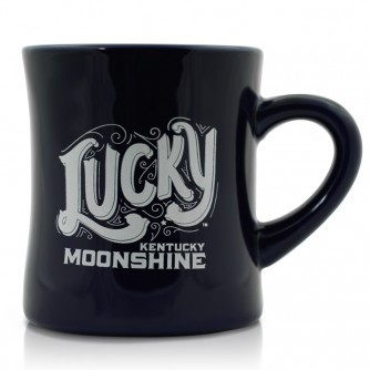 Lucky Moonshine Coffee Mug - Black