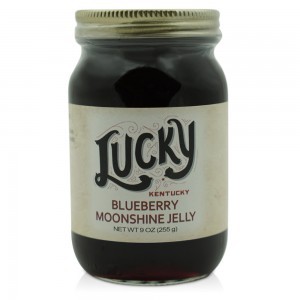 Lucky Blueberry Moonshine Jelly